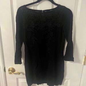 White House Black Market Black Sweater